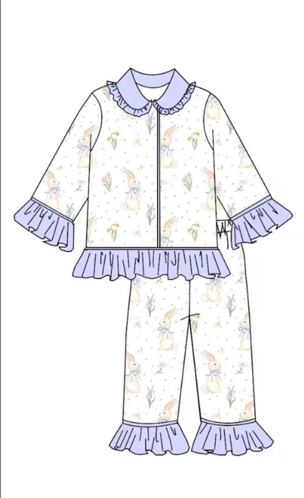 PREORDER Girls Easter Bunny PJs
