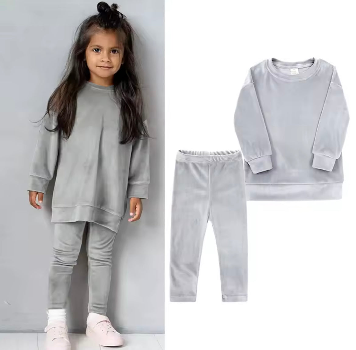 Girls Velour Top and Bottoms Sets