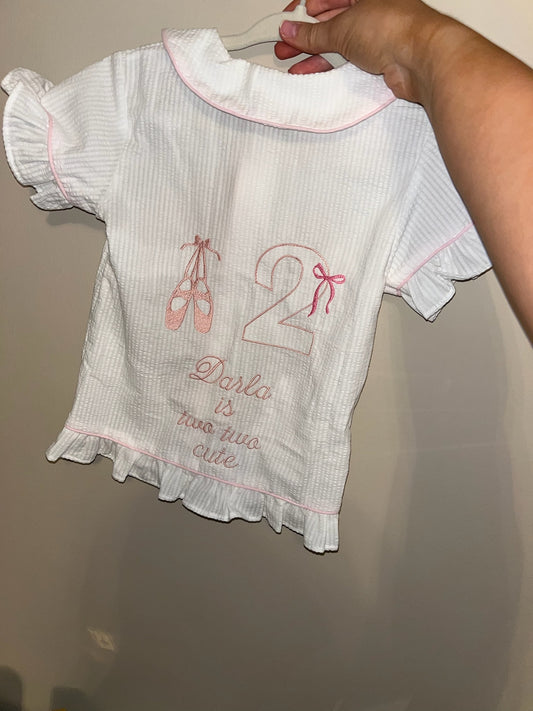 Long Sleeve Birthday PJs