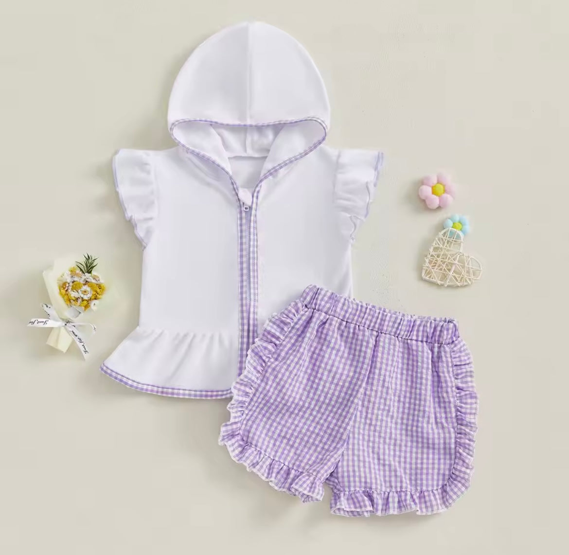 Girls Cover Up and Shorts