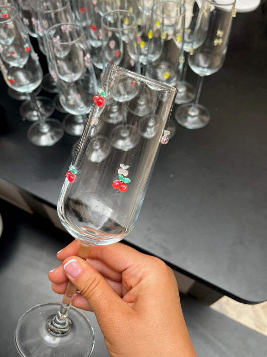 Embellished Champagne Glasses
