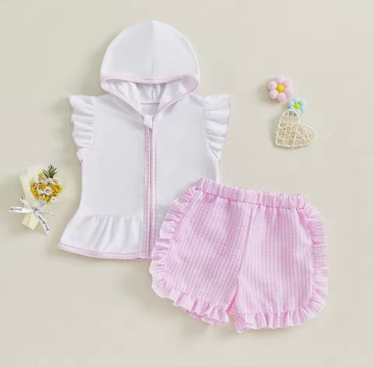 Girls Cover Up and Shorts