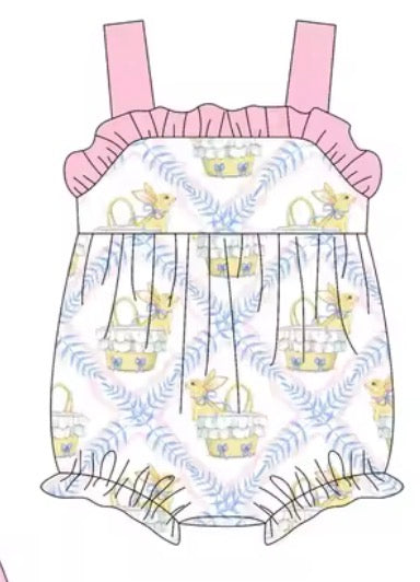 PREORDER Girls Easter Romper