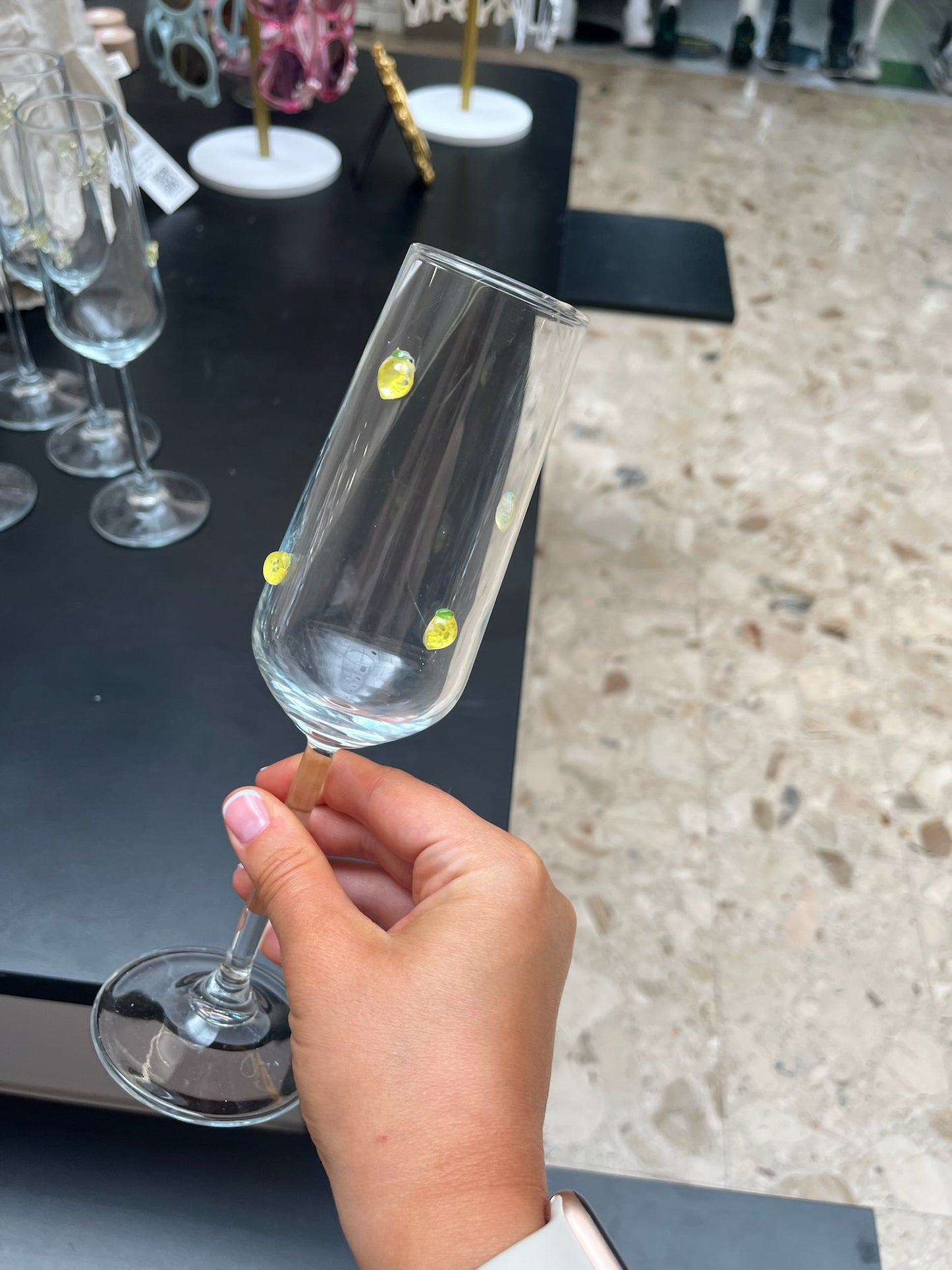 Embellished Champagne Glasses